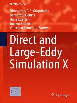 cover image of Direct and Large-Eddy Simulation X